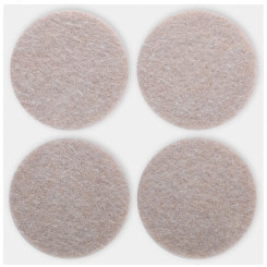 Подкладки для мебели самоклеющиеся круглые 34 мм, 4 шт., войлок Подкладки для мебели самоклеющиеся круглые 34 мм, 4 шт., войлок