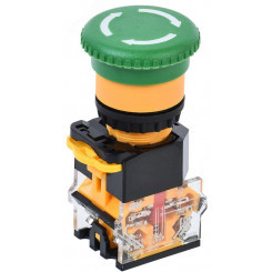 Кнопка D8-11ZS ''Грибок'' d=22мм 1з+1р пов. с фик. зеленая Кнопка D8-11ZS ''Грибок'' d=22мм 1з+1р пов. с фик. зеленая