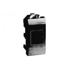 Розетка телевизионная оконечная TV СП 1мод. Brava черн. DKC 77581MN Розетка телевизионная оконечная TV СП 1мод. Brava черн. DKC 77581MN