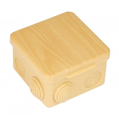 Коробка распаячная КМР-030-014 с крышкой 100х100х55 8 мембранных вводов IP54 свет. дерево PROxima EKF plc-kmr-030-014-s Коробка распаячная КМР-030-014 с крышкой 100х100х55 8 мембранных вводов IP54 свет. дерево PROxima EKF plc-kmr-030-014-s