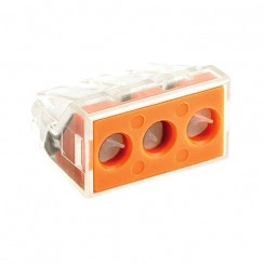 Клемма строительно-монтажная СМК 773-173 3-проводная 2.5-6.0кв.мм с пастой (уп.50шт) PROxima EKF plc-smk-773-173 Клемма строительно-монтажная СМК 773-173 3-проводная 2.5-6.0кв.мм с пастой (уп.50шт) PROxima EKF plc-smk-773-173