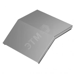 Крышка на угол внешний 45 град. основание 300 S=0.7мм оцинкованная Крышка на угол внешний 45 град. основание 300 S=0.7мм оцинкованная