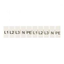 Маркеры для JXB-ST 6 с символами "L1. L2. L3. N. PE" (уп.100шт) PROxima EKF zb-st-6-L-1-3