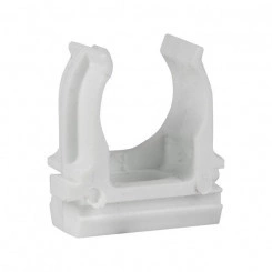 Держатель для труб (клипса) d20мм бел. (уп.10шт) EKF derj-z-20-white Держатель для труб (клипса) d20мм бел. (уп.10шт) EKF derj-z-20-white