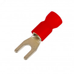 Наконечник вилочный с изолир.фланцем ПВХ, двойная гильза, 0,25-1,5 кв.мм М3 (д.3,2 мм) (НВИ) Наконечник вилочный с изолир.фланцем ПВХ, двойная гильза, 0,25-1,5 кв.мм М3 (д.3,2 мм) (НВИ)