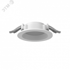 Светильник светодиодный DL-01 Pro 100 мм 10 Вт 3000 К CRI90 120х49 мм IP65/40 RAL 9003 белый муар с рассеивателем опал, диммируемый по протоколу DALI