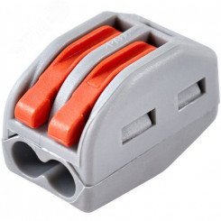 Клемма соединительная 2-контактная (6шт) Elеctrodeel. Диапазон сечений 0,08-4,0 мм2. Номинальный ток/напряжение: 32А/400В. Упаковка: блистер. Клемма соединительная 2-контактная (6шт) Elеctrodeel. Диапазон сечений 0,08-4,0 мм2. Номинальный ток/напряжение: 32А/400В. Упаковка: блистер.