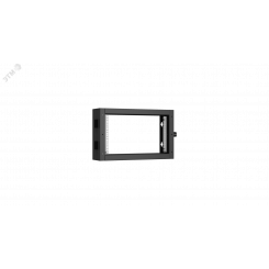 Секция пристенная поворотная 19д 6U Ш600хВ370хГ156мм черный RAL 9005. Секция пристенная поворотная 19д 6U Ш600хВ370хГ156мм черный RAL 9005.