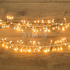 Гирлянда Мишура LED 3 м прозрачный ПВХ, 288 диодов, тёплый белый Гирлянда Мишура LED 3 м прозрачный ПВХ, 288 диодов, тёплый белый