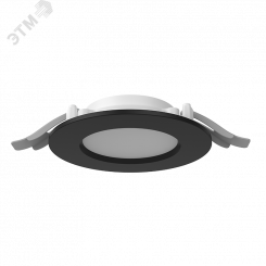 Светильник светодиодный ДВО-DL-01 Slim 10Вт 3000К 120*37мм IP65/40 черный опал