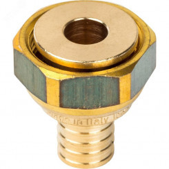 Переходник с накидной гайкой 16xG 3/4 для труб из сшитого полиэтилена аксиальный Переходник с накидной гайкой 16xG 3/4 для труб из сшитого полиэтилена аксиальный