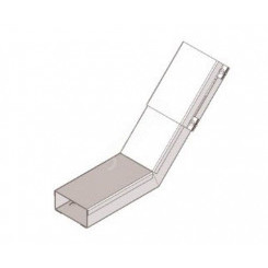 Короб для поворота трассы вверх на 45 У1119 100х100-45х1,0 УХЛ1, оцинкованный лист(толщина покрытия10...18мкм), S1,0