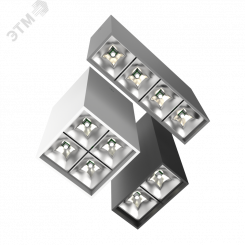 Светильник светодиодный ДПО-10Вт 3000К DL-Box Reflect Multi DALI 24 град. белый Светильник светодиодный ДПО-10Вт 3000К DL-Box Reflect Multi DALI 24 град. белый