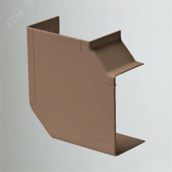 Поворот на 90 град. для РКК-100х60 и 100х40 (коричневый) Поворот на 90 град. для РКК-100х60 и 100х40 (коричневый)