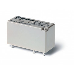 Реле низкопрофильное миниатюрное электромеханическое, монтаж на печатную плату, выводы с шагом 3.5мм, 1CO 12A, Контакты AgSnO2, катушка 24В DС, степень защиты RTII
