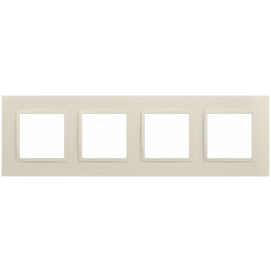 Рамка для розеток и выключателей Elegance 14-5014-02 Classic, на 4 поста, слоновая кость