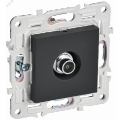 SKANDY Розетка TV оконечная SK-A12G графит IEK SKANDY Розетка TV оконечная SK-A12G графит IEK