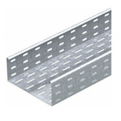 Кабельный листовой лоток перфорированный 85x100x3000. Тип: MKS 810 FT горячий цинк Кабельный листовой лоток перфорированный 85x100x3000. Тип: MKS 810 FT горячий цинк