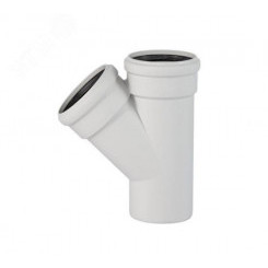 Тройник двухраструбный 45 град. 200 для бесшумной канализации