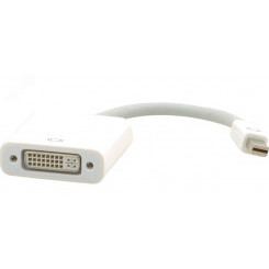 Переходник Mini DisplayPort М на DVI F, 1080p, 0.15 м., белый