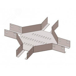 Лоток крестообразный глухой КМГ 200х50 У3, окрашенный, S1,5