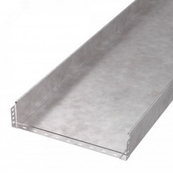 Лоток неперфорированный Стандарт INOX (AISI 409) 500х100х3000 (1,0 мм) (6 м/уп)