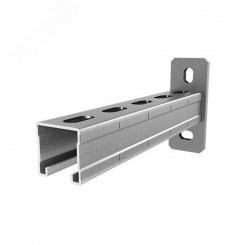 Консоль СТРАТ 41х41, база 800, толщ. 2,0 мм, гальван. цинк Консоль СТРАТ 41х41, база 800, толщ. 2,0 мм, гальван. цинк