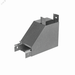 Угол верт. внутр. R 50х100 мм с разворотом трассы на 90 гр. ПЛЮС Угол верт. внутр. R 50х100 мм с разворотом трассы на 90 гр. ПЛЮС