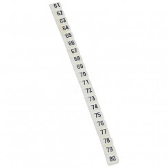 Маркер CAB3 цифры 61 - 80 Маркер CAB3 цифры 61 - 80