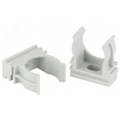 Крепеж-клипса (cерый) для трубы d 25мм (100/1300/31200) Крепеж-клипса (cерый) для трубы d 25мм (100/1300/31200)