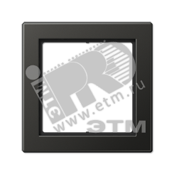 Рамка 1 пост антрацит