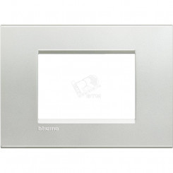 LivingLight Рамка прямоугольная 3 поста Серебро LivingLight Рамка прямоугольная 3 поста Серебро