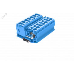Клемма TC 1-1 пружинная, сечение 35 мм. кв., синяя