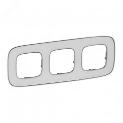 Valena ALLURE Рамка 3 поста Зеркало универсальная Valena ALLURE Рамка 3 поста Зеркало универсальная