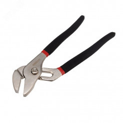 Клещи переставные 200 мм никелированные, обливные рукоятки Клещи переставные 200 мм никелированные, обливные рукоятки