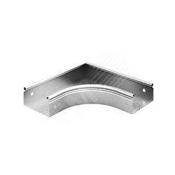 Угол плоский плавный 90 град. к лотку 400х100, толщина 0,7 мм, Сендзимир цинк Угол плоский плавный 90 град. к лотку 400х100, толщина 0,7 мм, Сендзимир цинк