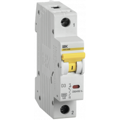 Выключатель автоматический ВА47-60M 1Р 3А 6кА D Выключатель автоматический ВА47-60M 1Р 3А 6кА D