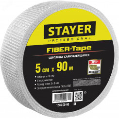 Серпянка самоклеющаяся FIBER-Tape 5см х 90м 3х3 мм