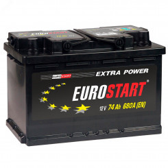 Аккумулятор автомобильный EUROSTART Extra Power 74Ah L+ (низкий)