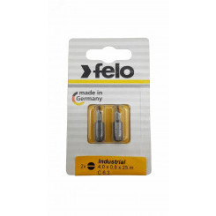 Бита Плоская шлицевая 4,0X0,8X25, серия Industrial, 2шт в блистере Бита Плоская шлицевая 4,0X0,8X25, серия Industrial, 2шт в блистере