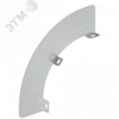 Перегородка SEP для углов CD 90 H100, в комплекте с крепежными элементами и необходимыми для монтажа, ZL