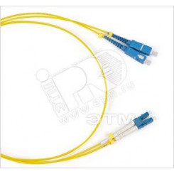 Патч-корд волоконно-оптический (шнур) SM 9/125 (G657) LC/UPC-SC/UPC duple* LSZH 2м Патч-корд волоконно-оптический (шнур) SM 9/125 (G657) LC/UPC-SC/UPC duple* LSZH 2м