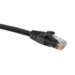 Патч-корд CAT6 U/UTP LSZH черный 0.5м