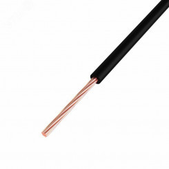 Провод ПГВА 1х1.00 мм2, Cu, черный, бухта 200 м,