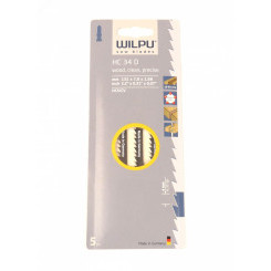 Пилка для лобзика HC 34 D х5шт/уп для дерева, клееного дерева до 65мм, пластмассы (прямой, чистый рез)
