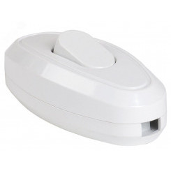 Выключатель одноклавишный разборный для бра ВБ-01Б белый