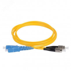 Патч-корд оптический SM. 9/125 OS2. SC/UPC-FC/UPC. Duplex. 3 мм. LSZH. 10 м,