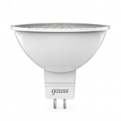 Лампа светодиодная LED 5 Вт 500 лм 3000К DC12В GU5.3 софит MR16 теплая Низковольтная Black Gauss