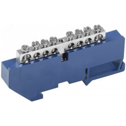 Шина N ''ноль'' на DIN-изоляторе Ni ШНИ-6х9-8-Д-С Шина N ''ноль'' на DIN-изоляторе Ni ШНИ-6х9-8-Д-С