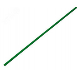 Термоусаживаемая трубка 1,0 0,5 мм, зеленая, упаковка 50 шт. по 1 м, REXANT